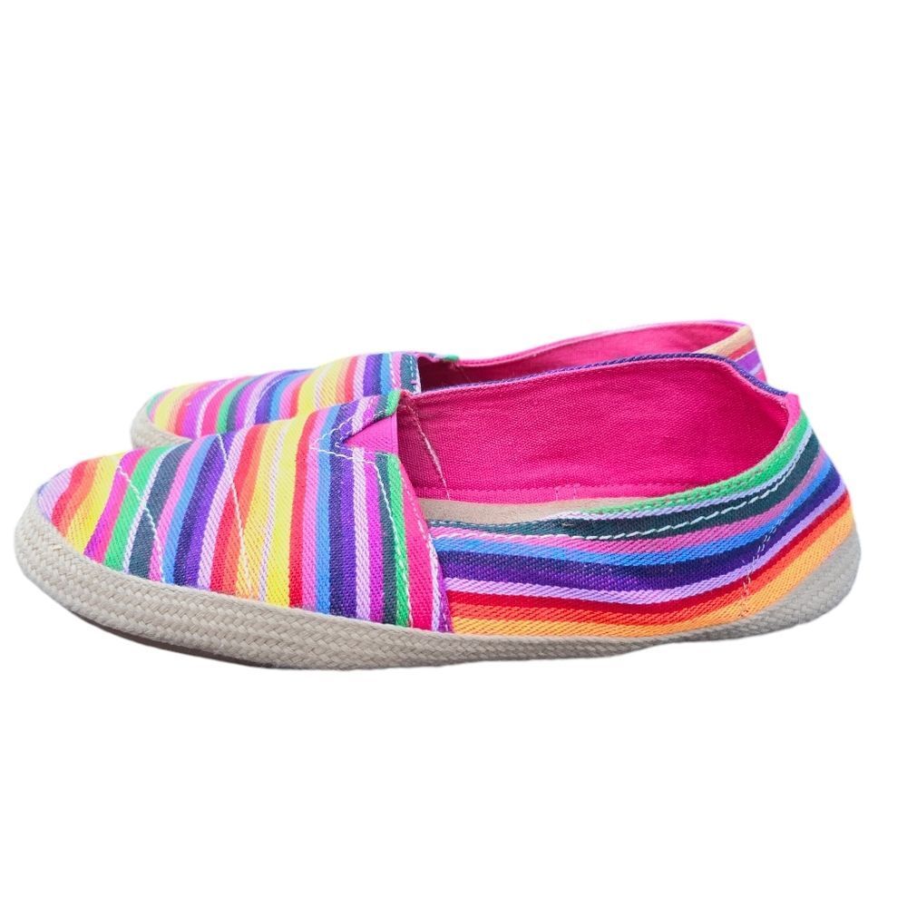 Mia Amore Freedom Rainbow Ballerinas Flats Memory‎ Foam Comfy Shoes Women's 10